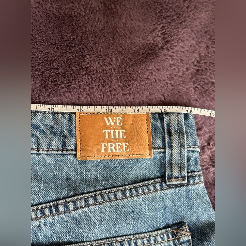 NWT FREE PEOPLE We the Free Chani Denim Skirt Size 30 Sweetly Stoned - Picture 12 of 12